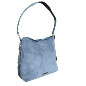 Steve Madden Light Blue Suede Shoulder Bag NWT